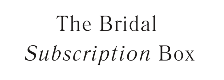 Bridal subscription box